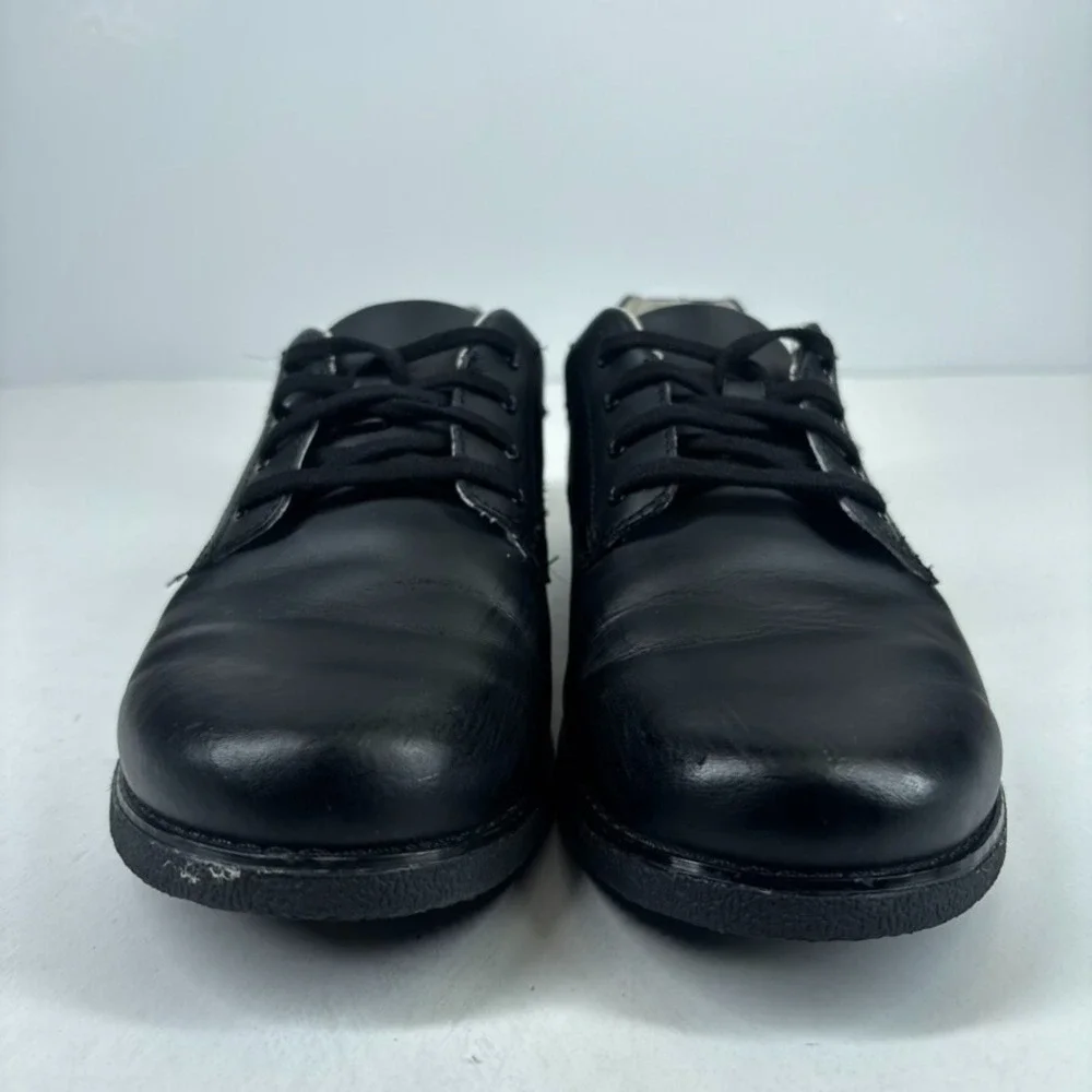pediped Flex Storm Boys US Size 6Y/38 Black Leather Oxford Dress School Shoes